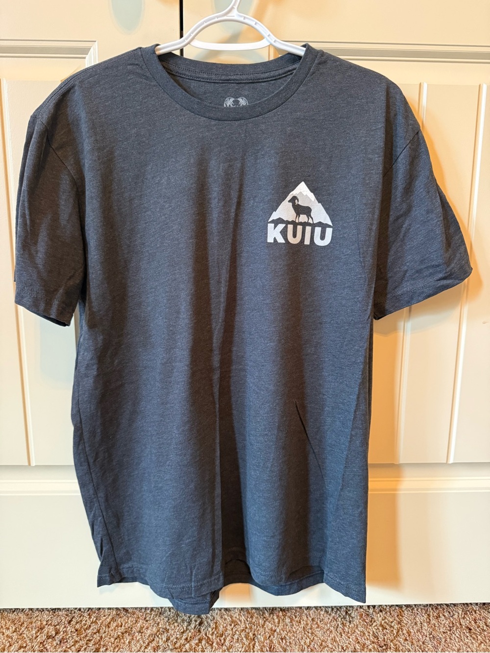 KUIU Charcoal Gray Logo Crewneck T-Shirt